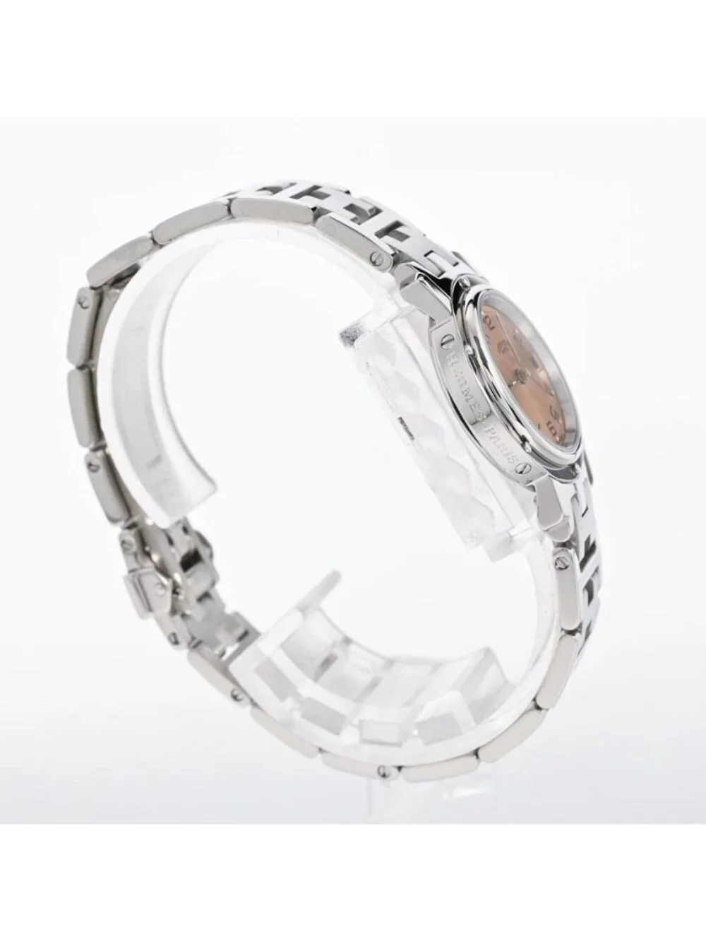 Hermes Watch Clipper Pink